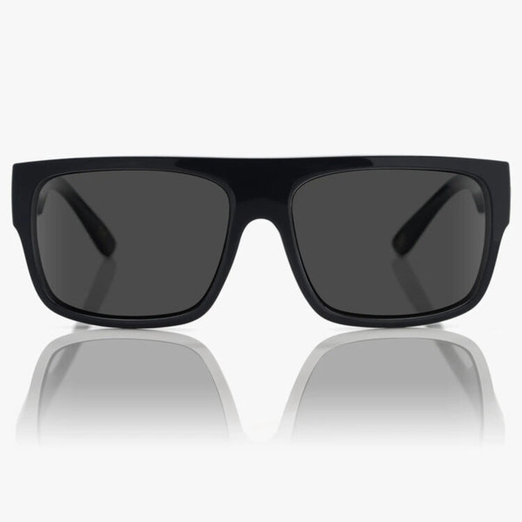 Madson Madson Classico Flattop | Black Matte/Grey Polarized