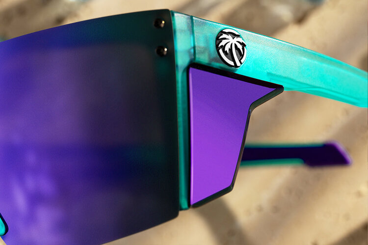 Heat Wave Heat Wave Perf Lazer Face Z87+ | Aqua Frost/UV Polarized