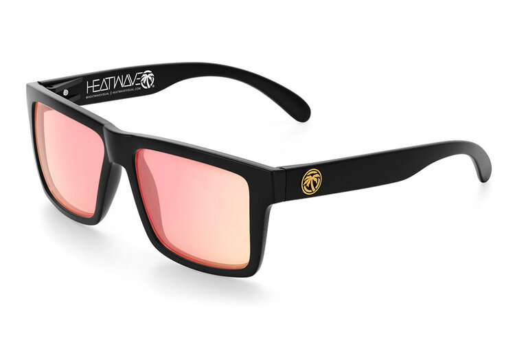 Heat Wave Heat Wave Vise | Black / Rose Gold Polarized Lens