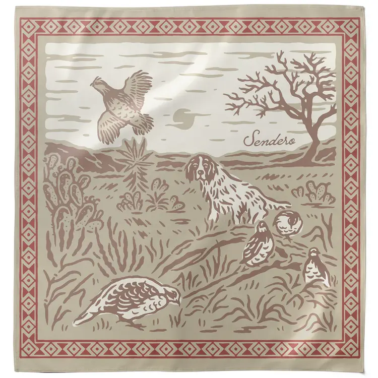 Sendero Provisions Co. Desert Flush Bandana | Brown