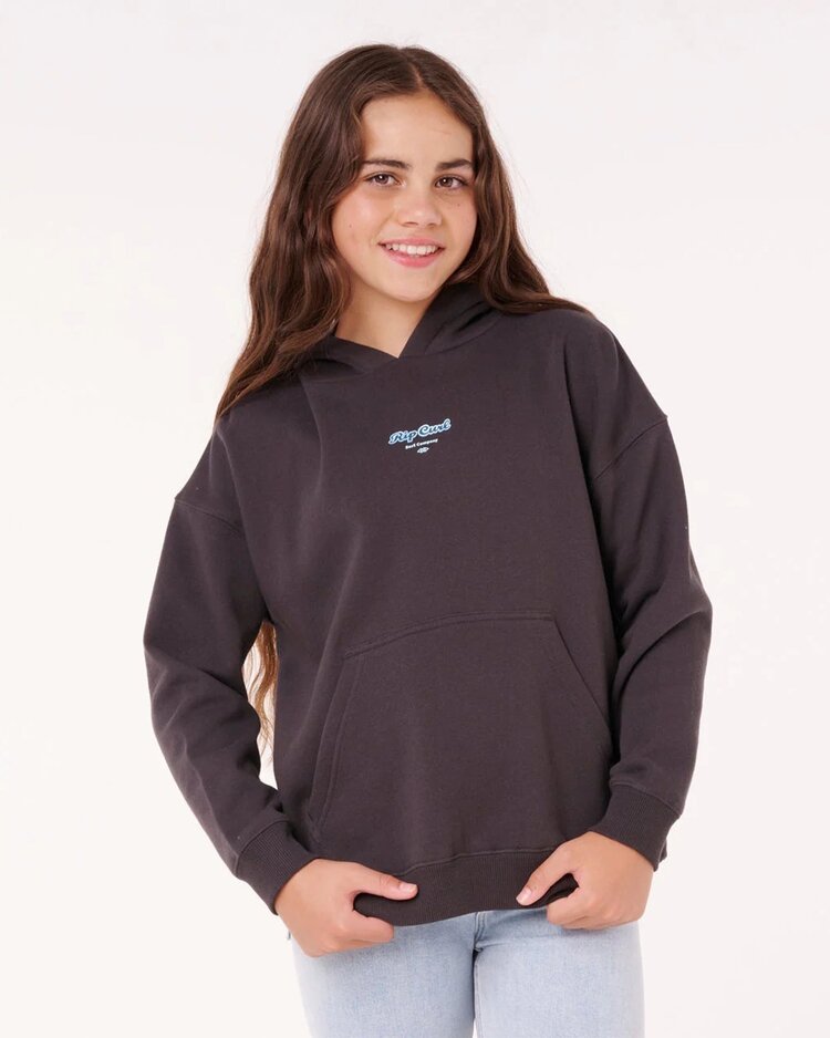 Rip Curl Paradise Club Hood - Girl | Washed Black