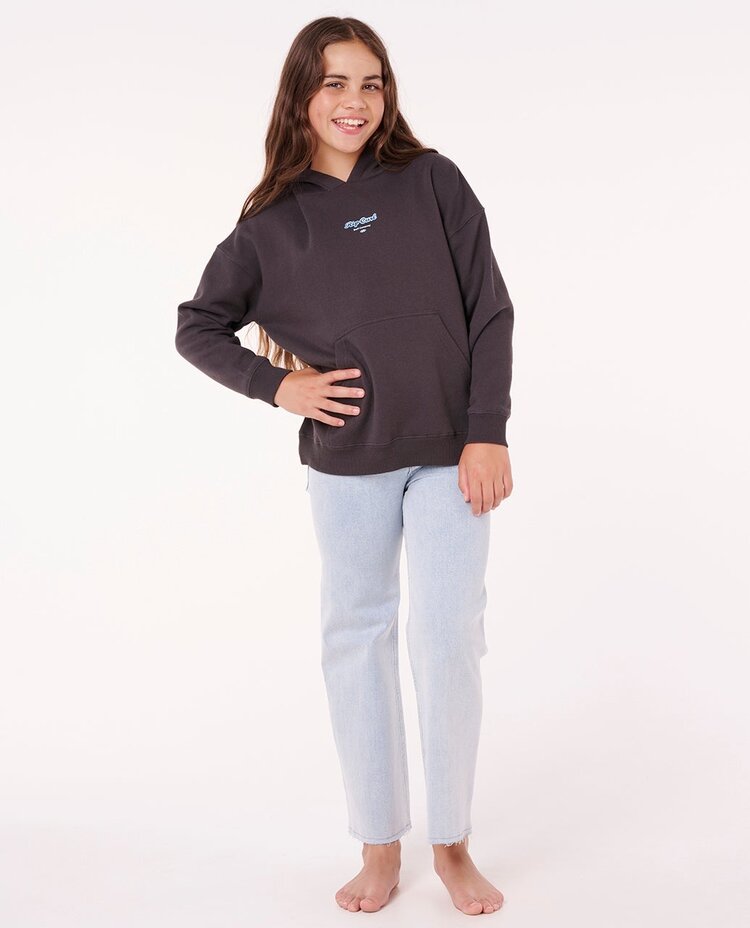 Rip Curl Paradise Club Hood - Girl | Washed Black