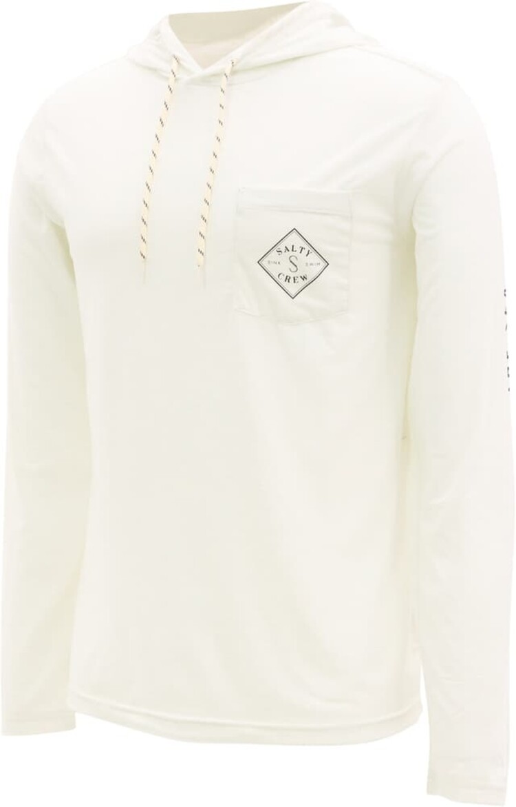 Salty Crew Tippet Pocket UV Hoodie | White