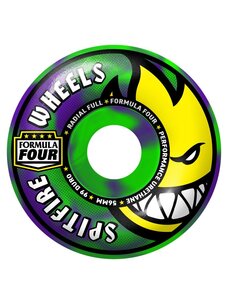Spitfire Spitfire F4 99D Radial Full Neon Green/Purple | 56mm