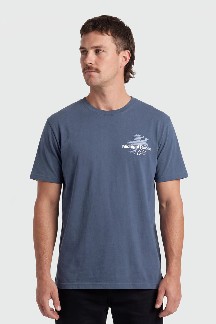 TEAMLTD Midnight Rodeo Tee | Washed Navy