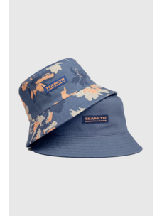 TEAMLTD Reversible Bucket | Blue Hibiscus