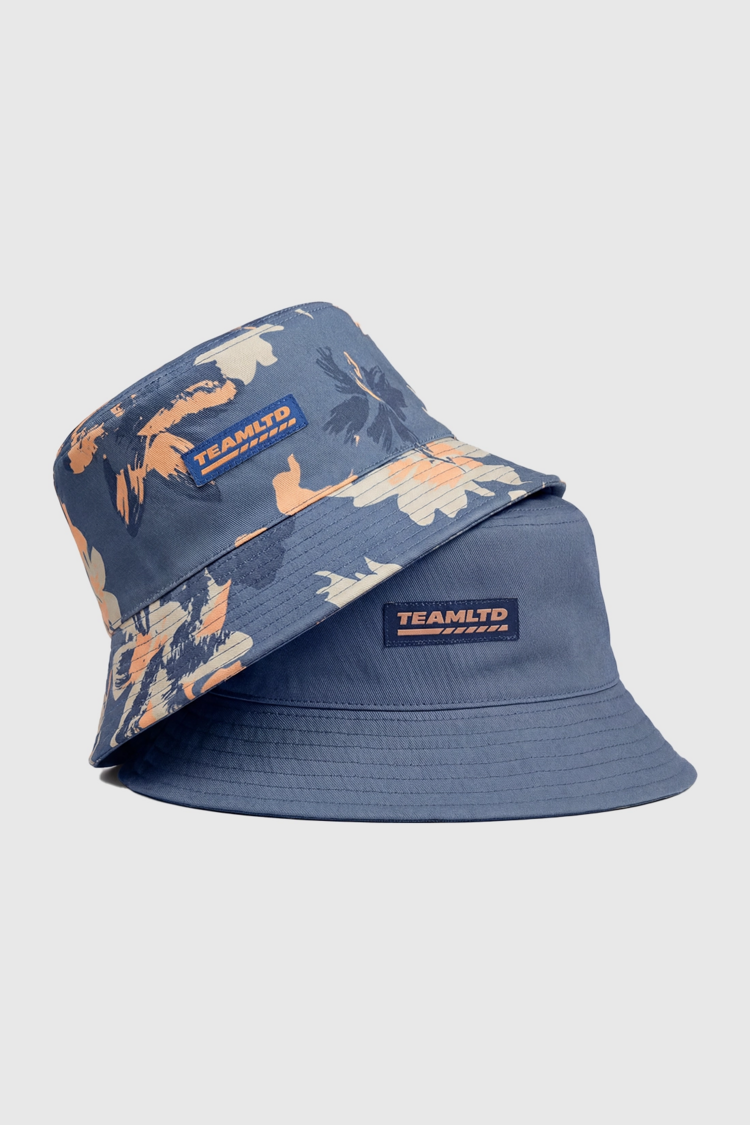 TEAMLTD Reversible Bucket | Blue Hibiscus