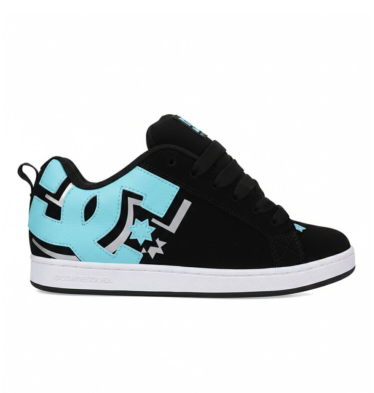 DC DC Court Graffik | Black/Teal