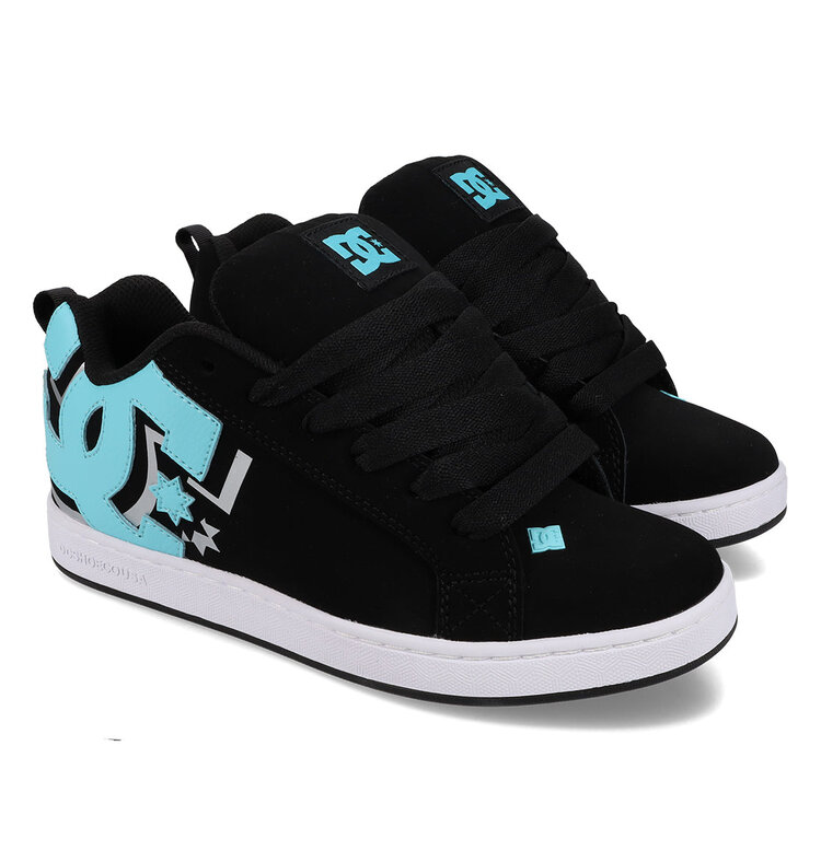 DC DC Court Graffik | Black/Teal