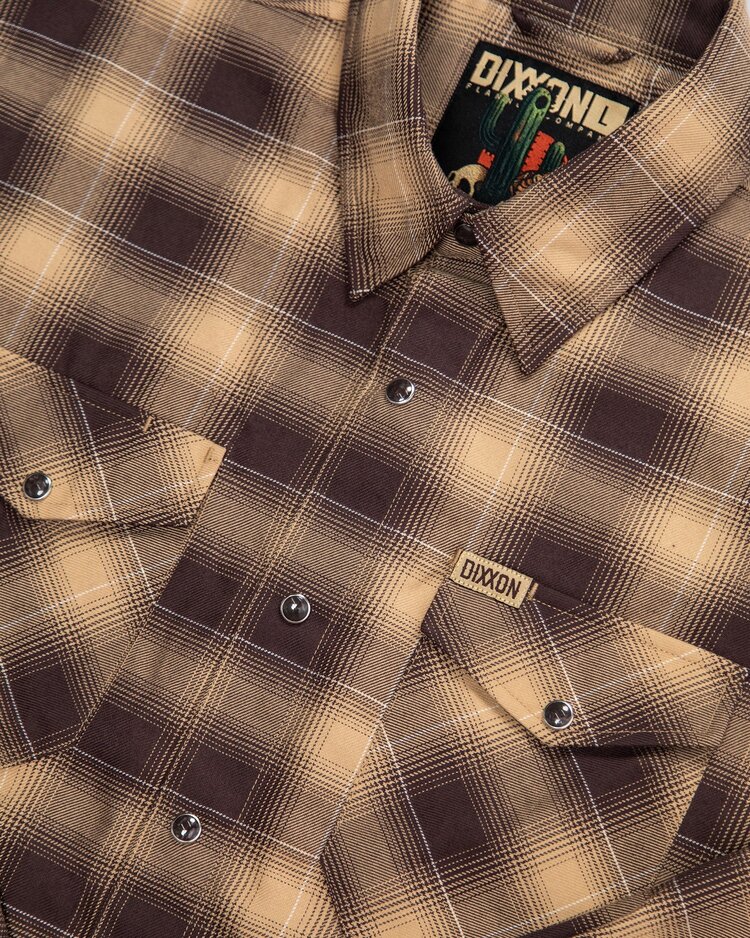 Dixxon Dixxon Youth Sidewinder Flannel | Green / White