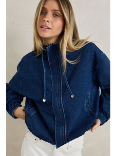 Rhythm RHYTHM JUNA DENIM JACKET DARK BLUE WASH