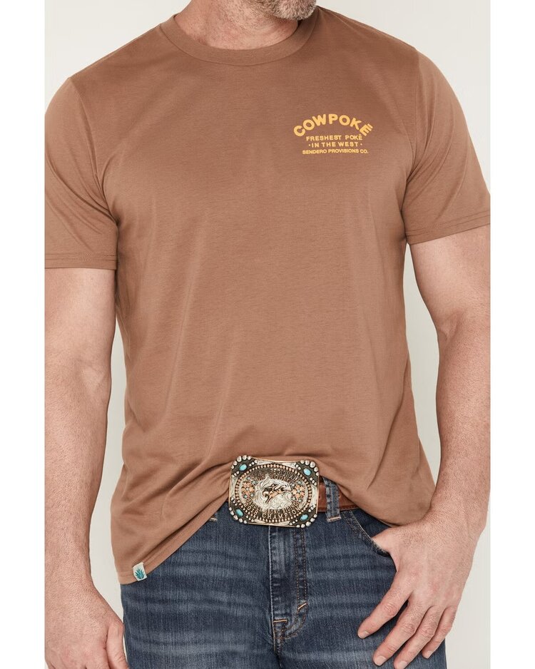 Sendero Provisions Co. Sendero Provisions Co. Cowpokes & Poets T-Shirt | Light Brown