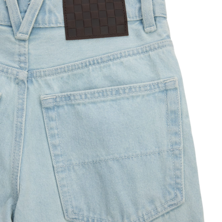 Vans Boys Check-5 Loose Denim Pant | Blue Ice
