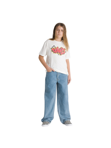 Vans Boys Check-5 Loose Denim Pant | Stonewash Blue