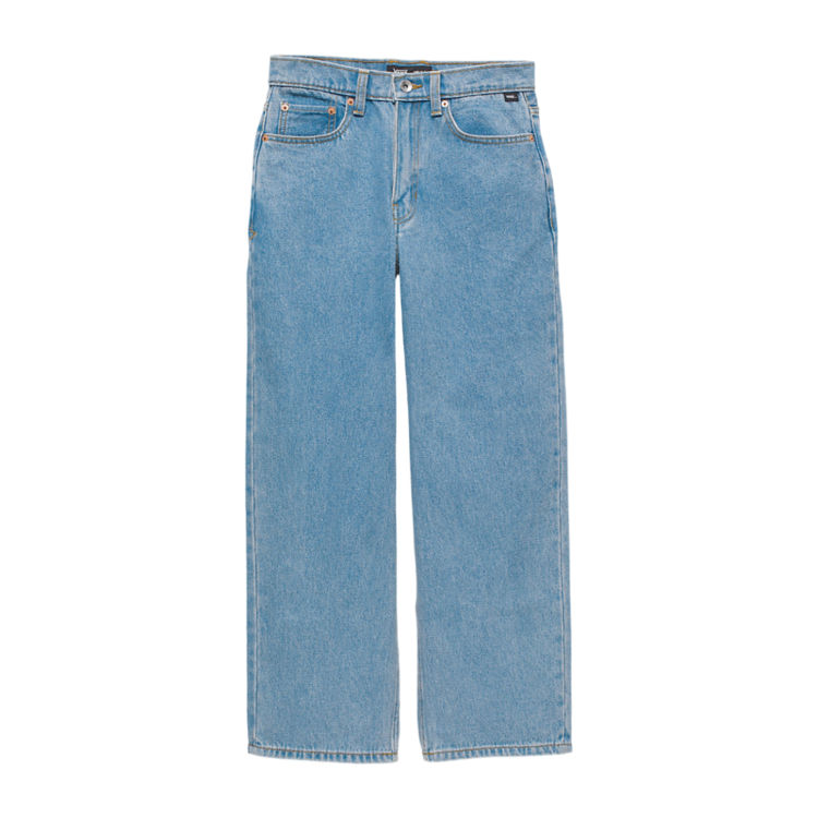 Vans Boys Check-5 Loose Denim Pant | Stonewash Blue
