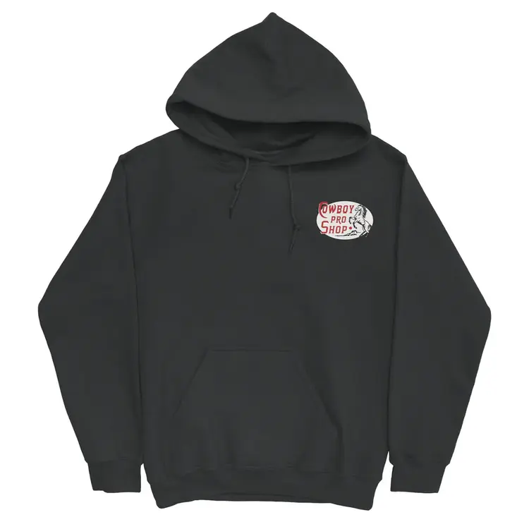 Sendero Provisions Co. Cowboy Pro Shop Hoodie | Vintage Black