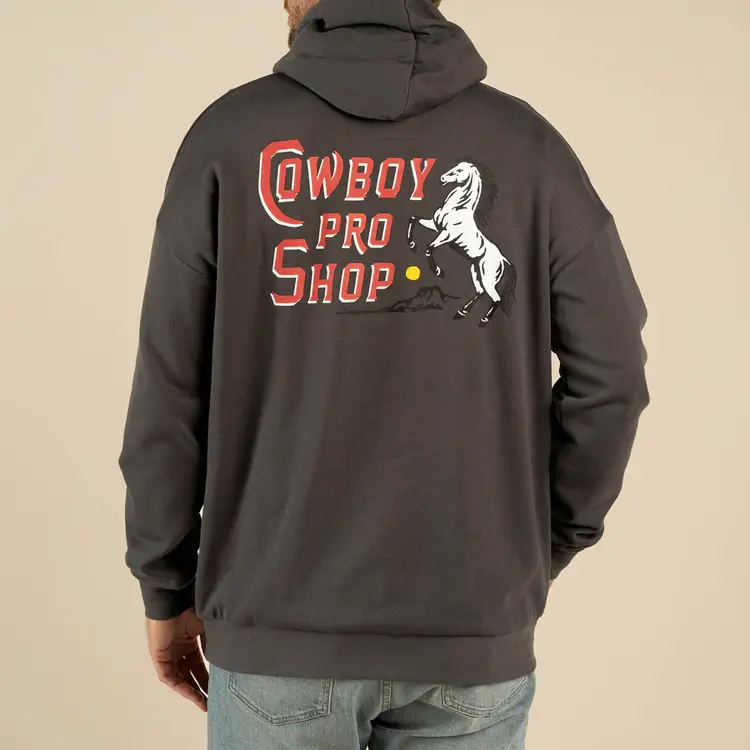 Sendero Provisions Co. Cowboy Pro Shop Hoodie | Vintage Black
