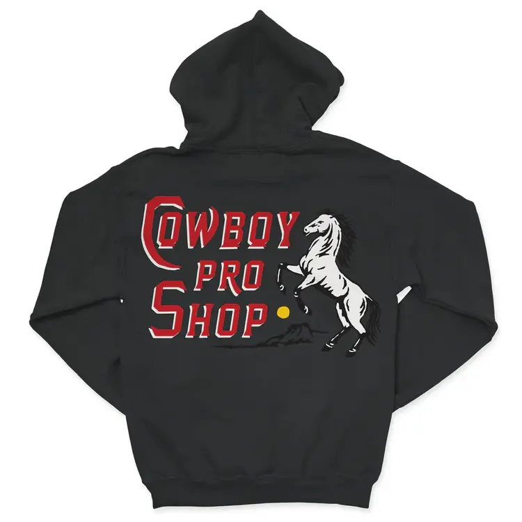 Sendero Provisions Co. Cowboy Pro Shop Hoodie | Vintage Black