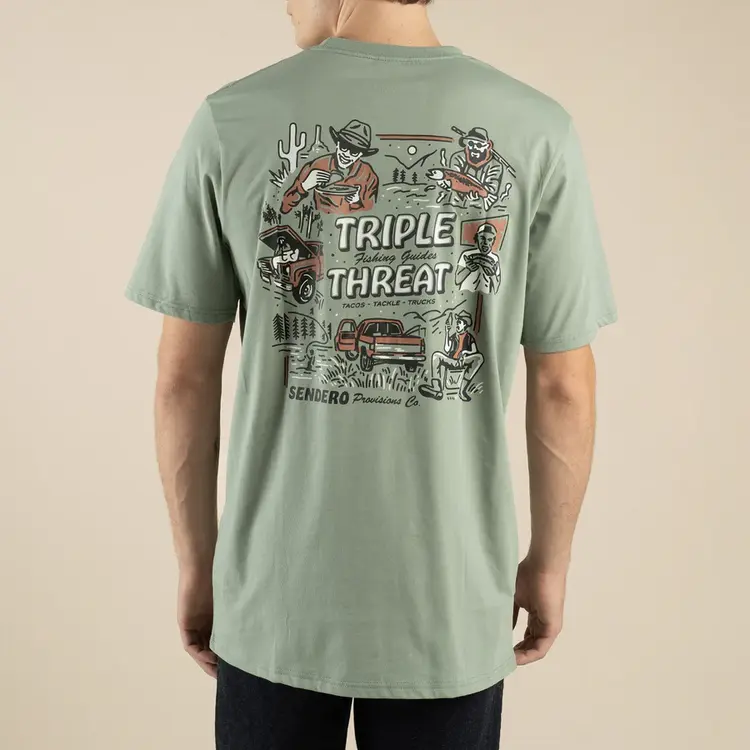 Sendero Provisions Co. Triple Threat T-Shirt | Laguna