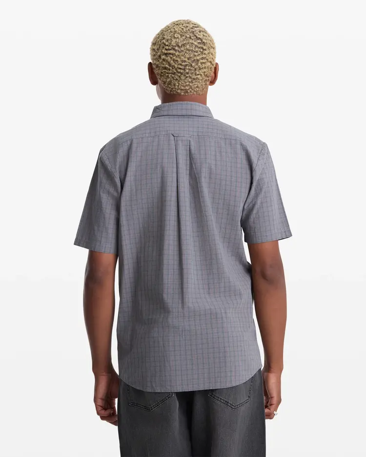 Volcom Brewster Short Sleeve Shirt | Moonbeam