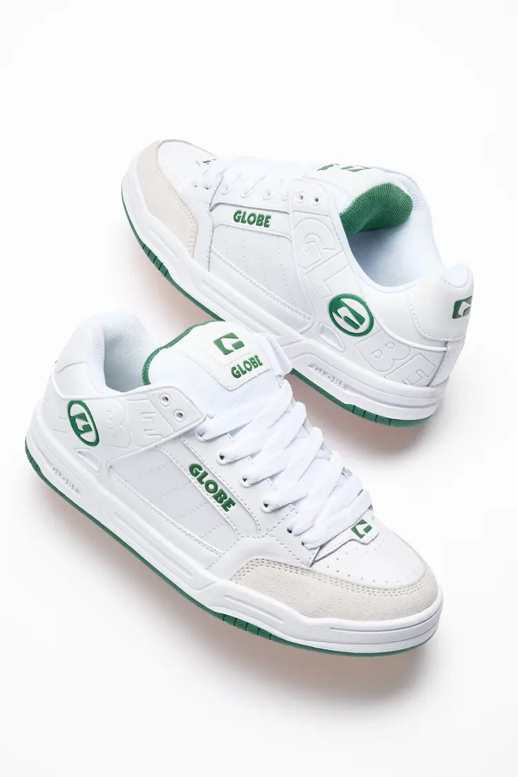 Globe Tilt | White/Green
