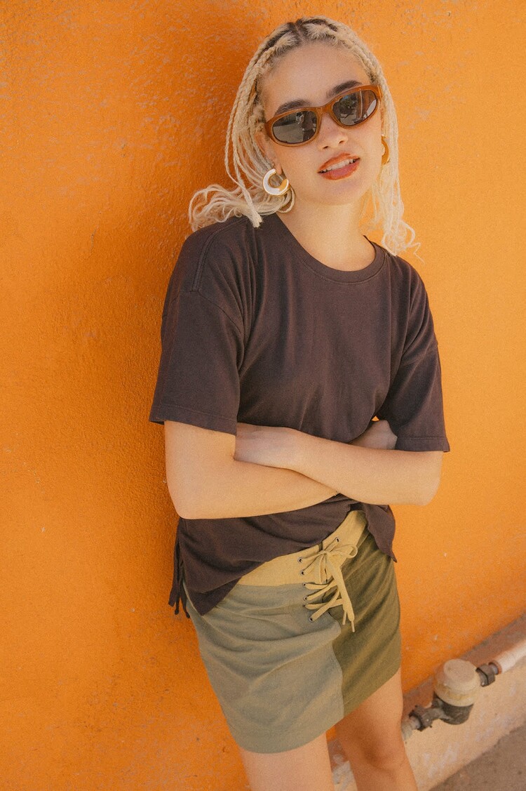 Brixton Carefree Organic Garment Cinch T-shirt | Black