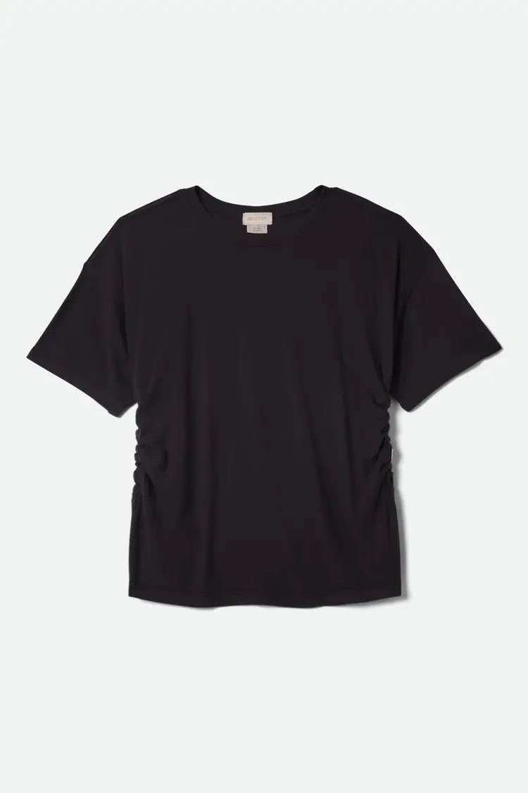 Brixton Carefree Organic Garment Cinch T-shirt | Black