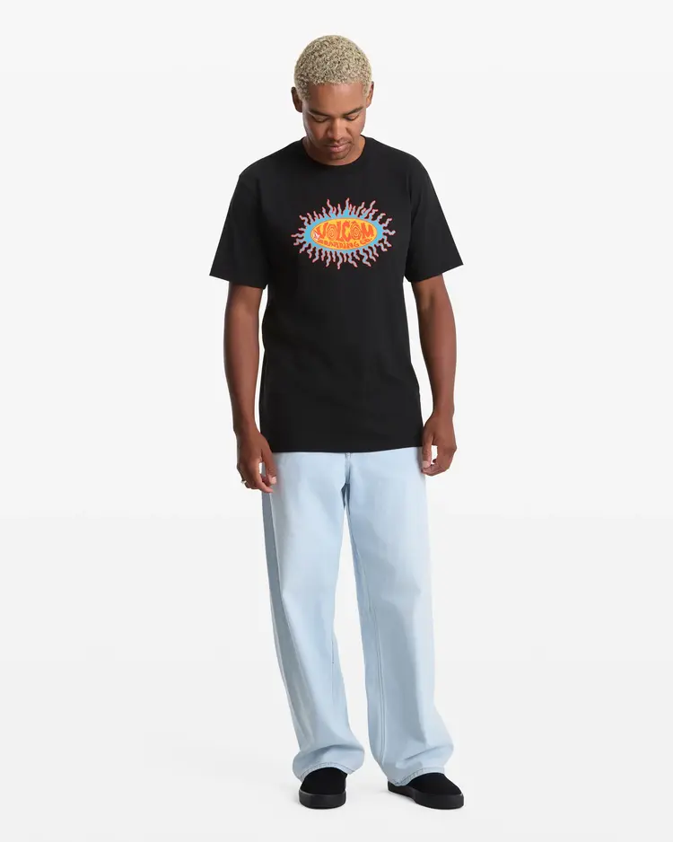 Volcom Live Wire Short Sleeve Tee | Black