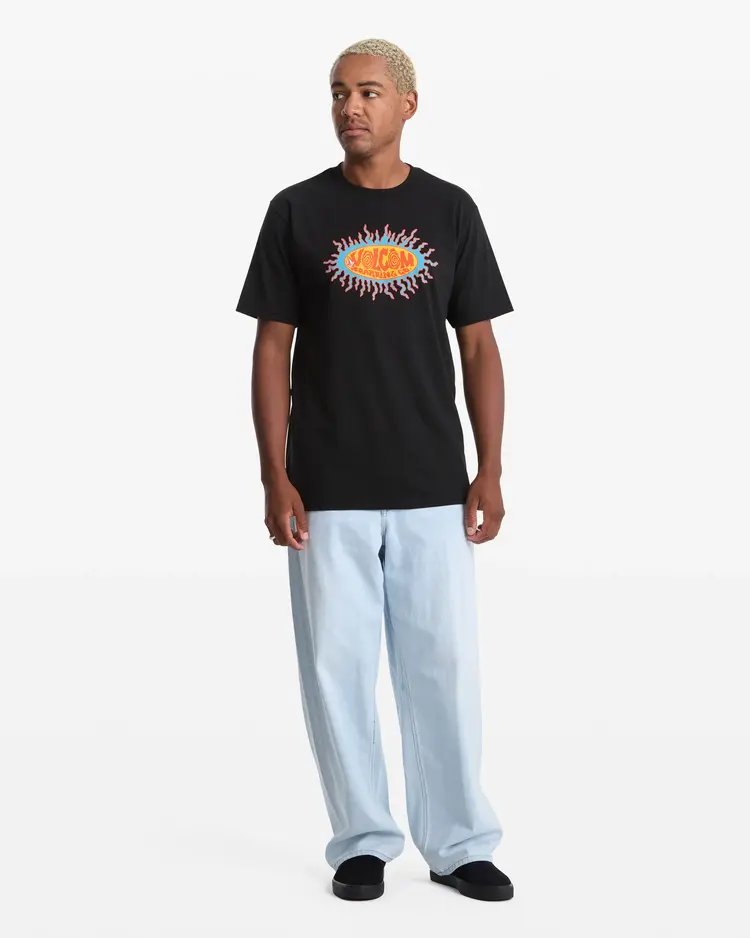 Volcom Live Wire Short Sleeve Tee | Black