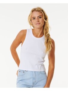 Rip Curl Classic Ribbed Tank | Optical White