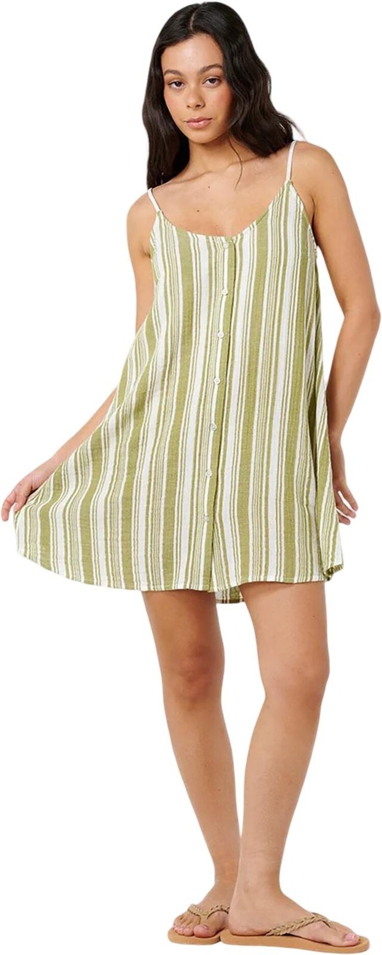 Rip Curl Premium Surf Stripe Cover Up | Olive