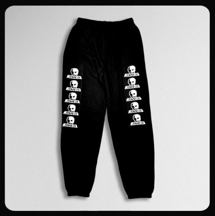Skull Skates Sweatpant Two-Tone | Black