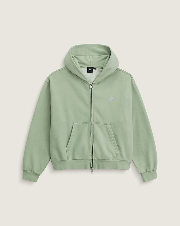 Vans Lx Full Zip Hoodie | Gray Olive