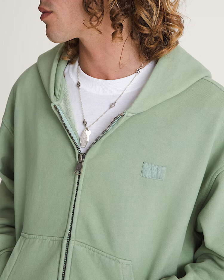 Vans Lx Full Zip Hoodie | Gray Olive