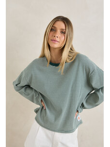 Rhythm Rhythm Lexi Stripe Long Sleeve Top | Pine