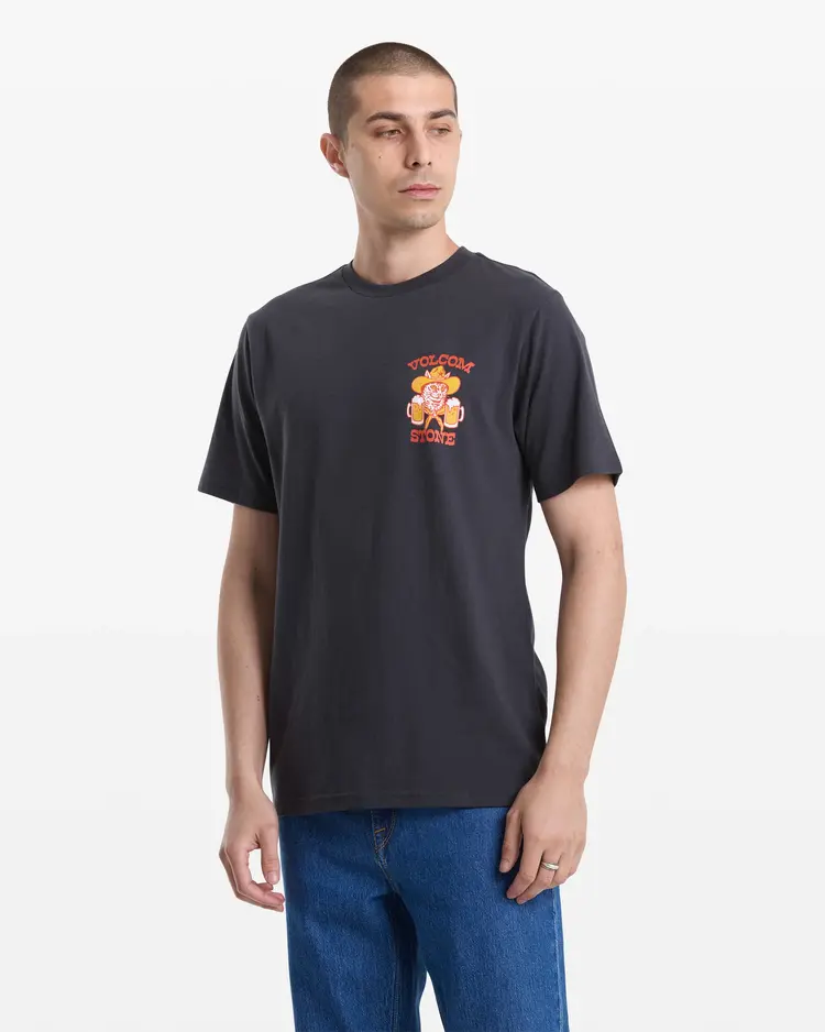 Volcom Volcom Catastrophy Short Sleeve Tee | Washed Black Heather