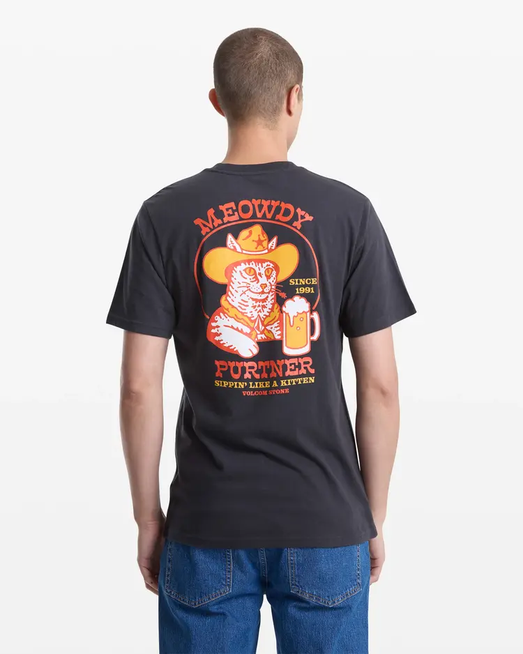 Volcom Volcom Catastrophy Short Sleeve Tee | Washed Black Heather