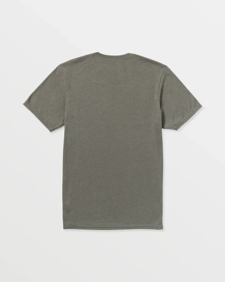 Volcom Stone Tech Short Sleeve Tee | Charcoal Heather