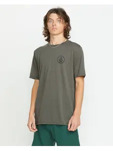 Volcom Stone Tech Short Sleeve Tee | Charcoal Heather