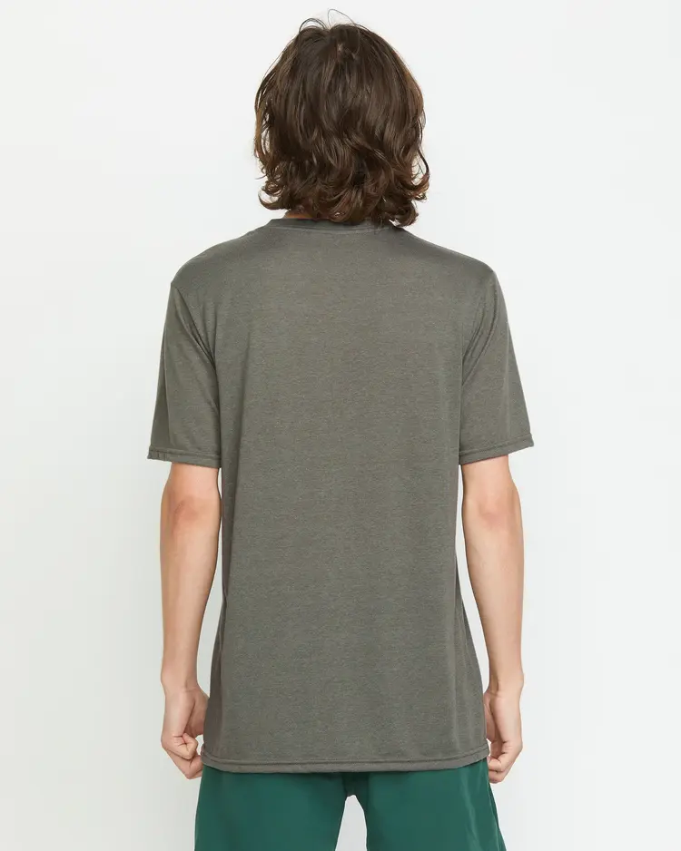 Volcom Stone Tech Short Sleeve Tee | Charcoal Heather
