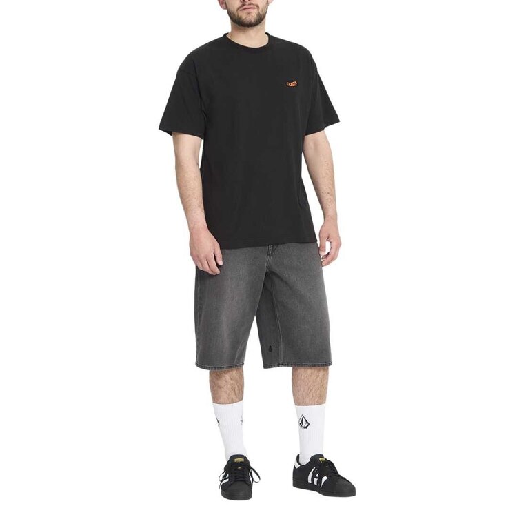 Volcom Chillow Denim Short 24 | Black Grey