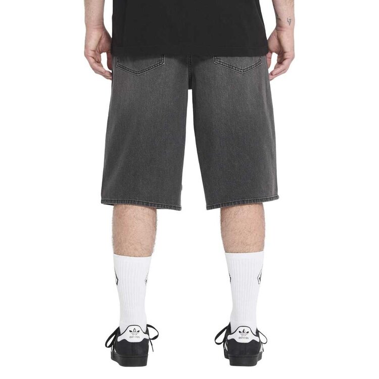 Volcom Chillow Denim Short 24 | Black Grey