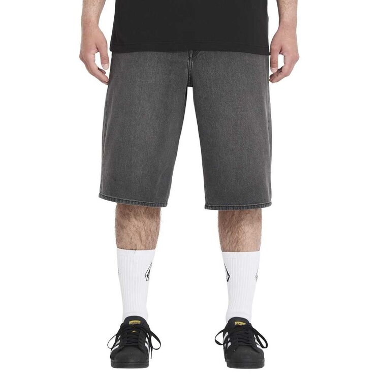 Volcom Chillow Denim Short 24 | Black Grey