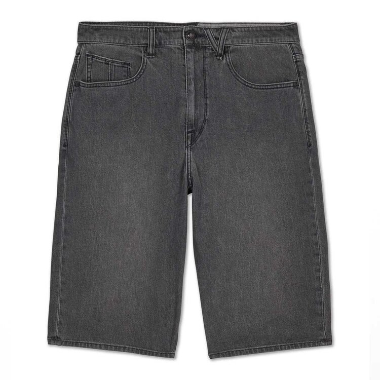 Volcom Chillow Denim Short 24 | Black Grey