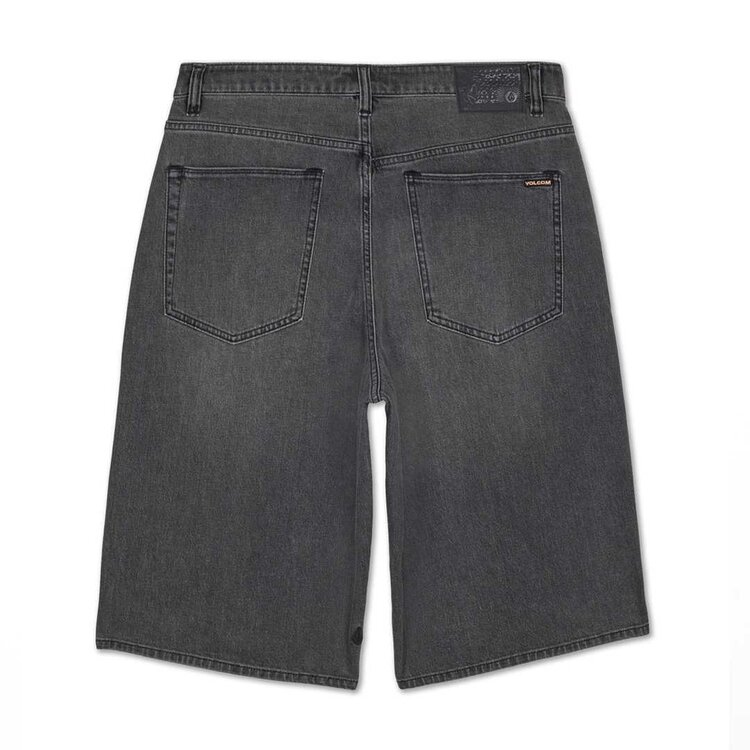 Volcom Chillow Denim Short 24 | Black Grey