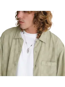 Vans Vans Van Doren Tencel Check Camp Short Sleeve Shirt | Soft Sage