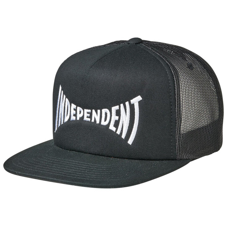 Independent Span Embroidery Snapback Hat | Black