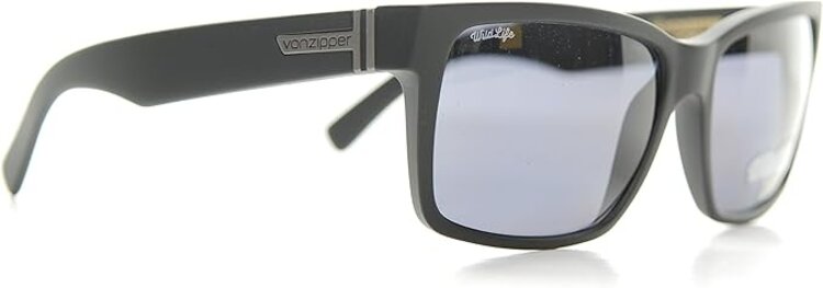 VonZipper VonZipper Television | Black Satin / Wildlife Vintage Grey Polar