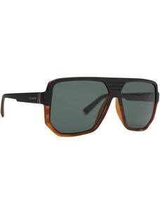 VonZipper VonZipper Roller | Black Satin - Hardline Tort Satin / Vintage Grey