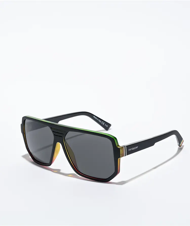 VonZipper VonZipper Roller | Black Satin / Grey